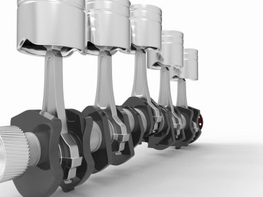 Pistonlar ve krank mili