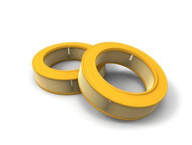 Araba parçası 3d render.