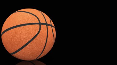 Basketbol 3d render.
