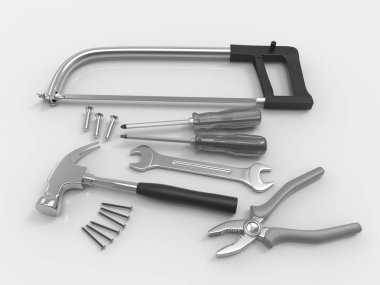 Parquet 3d rendering.