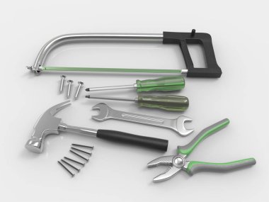 Parquet 3d rendering.