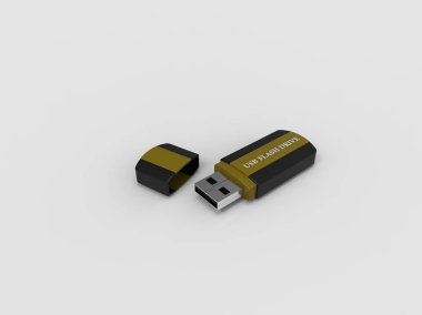 USB 3d render.