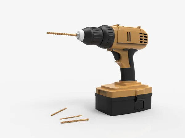 Drill 3D Rendering. — Stockfoto