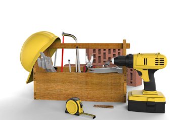 Araçları 3d render.