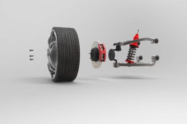 Araba 3d render