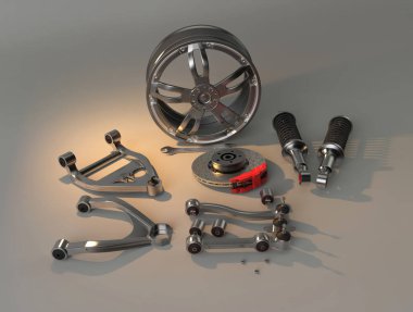 Araba 3d render