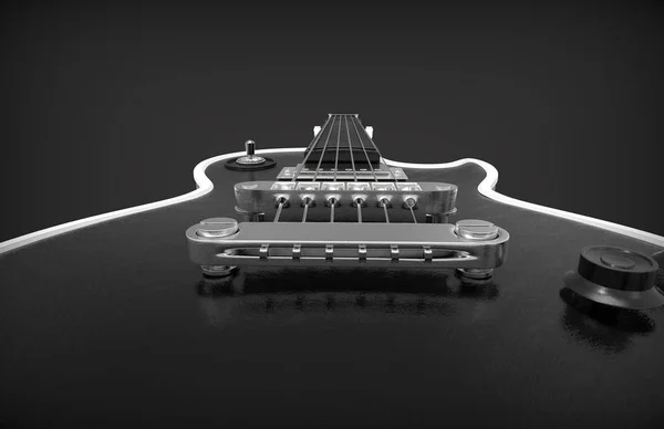 Renderização de guitarra 3D . — Fotografia de Stock