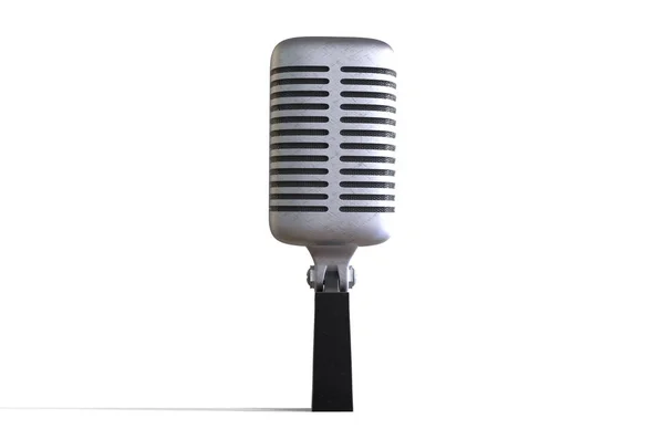 Mic 3D rendering. — Stock Photo, Image