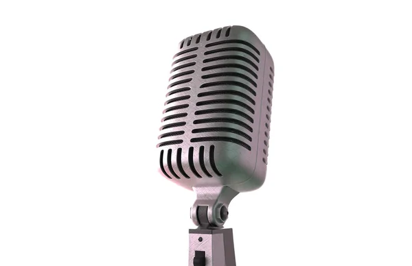 Mic 3D rendering. — Stock Photo, Image