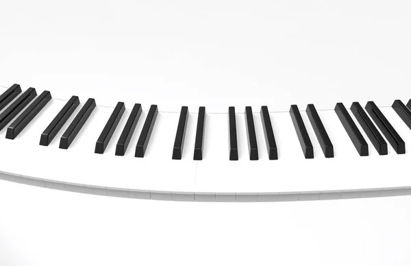 Renderização 3D de piano . — Fotografia de Stock