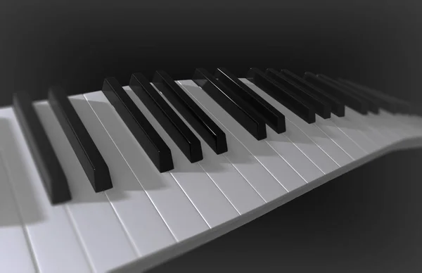 Piano 3D rendering. — Stock Photo, Image