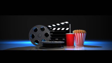 Film 3d render.