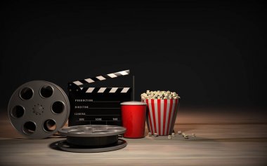 Film 3d render.