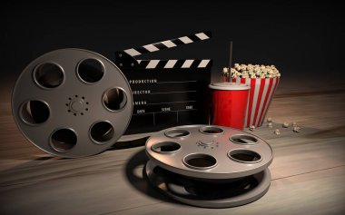 Film 3d render.