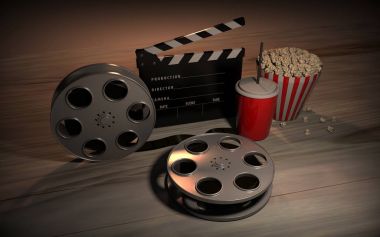 Film 3d render.