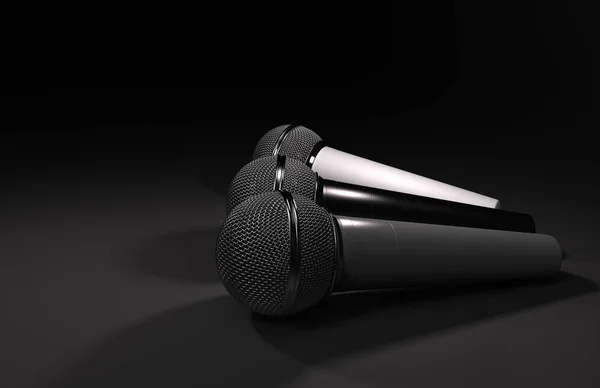 Mic 3D-rendering. — Stockfoto