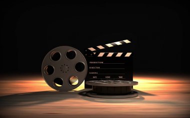 Film 3d render.