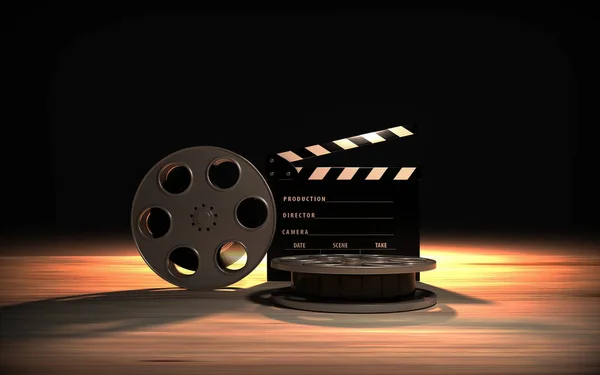 Film 3D-rendering. — Stockfoto