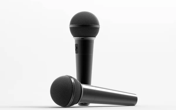 Mic 3D-rendering. — Stockfoto