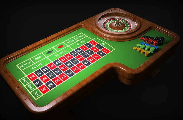 Roulette 3d rendering — Stock Photo, Image