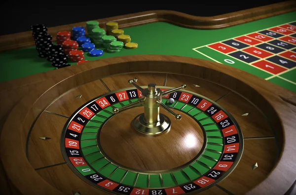 Roulette 3d rendering — Stock Photo, Image