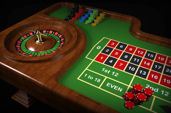 Roulette 3d rendering — Stock Photo, Image
