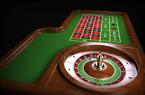 Ruleta 3d vykreslování — Stock fotografie