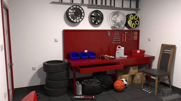 Garage — Stockfoto