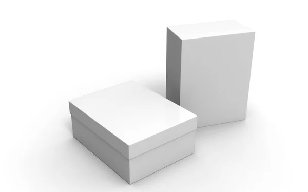 Κουτί 3d rendering. — Φωτογραφία Αρχείου