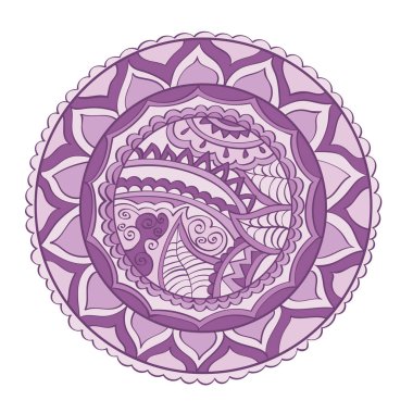 Hand-drawn vector mandala