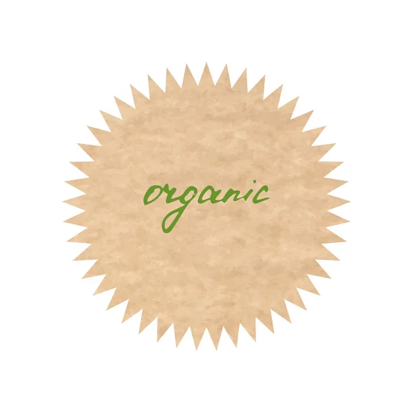 Organic Sinal Vetorial Ilustração Desenhada Mão —  Vetores de Stock