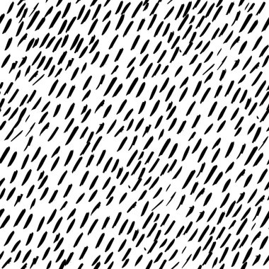 Elle çizilmiş mürekkep elementleri vektörüyle kusursuz desen. Panelde bir numune var.