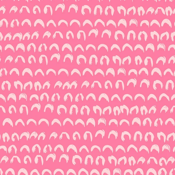 Patrón Sin Costuras Con Elementos Dibujados Mano Colores Rosados Vector — Archivo Imágenes Vectoriales