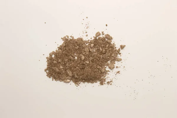 Photograph Copper Powder Eyeshadow Isolated White Background — Stock Photo, Image