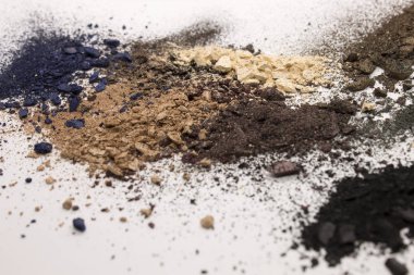 Bu renkli bir toz göz fonu fotoğrafı.