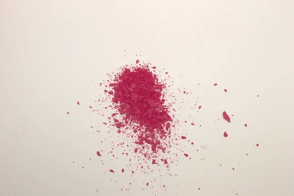 Фотография Fuschia Розовый Порошок Blusher Изолирован Белом Фоне — стоковое фото