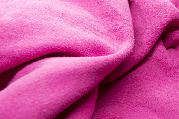 Esta Uma Fotografia Tecido Texturizado Fuschia Pink Fundo — Fotografia de Stock