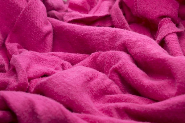 Zdjęcie Teksturowanej Różowej Tkaniny — Zdjęcie stockowe