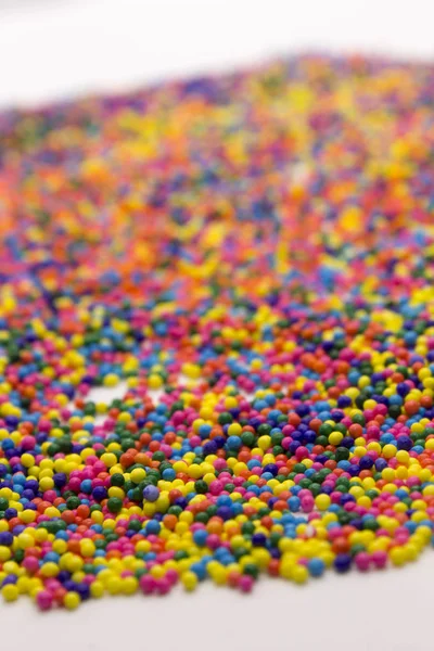 Background Colorful Neon Colored Sprinkles Background — Stock Photo, Image