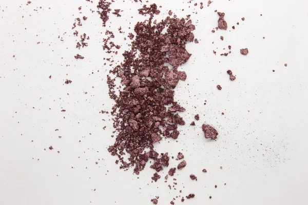 Dit Een Foto Van Een Metallic Purple Powder Eyeshadow Geïsoleerd — Stockfoto