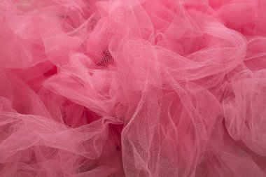 This is a photograph of Pink Tulle Tutu closeup background clipart