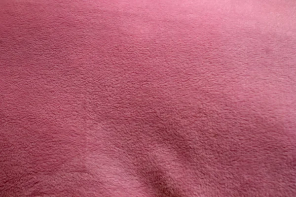 Zdjęcie Miękkiej Teksturowanej Różowej Tkaniny — Zdjęcie stockowe