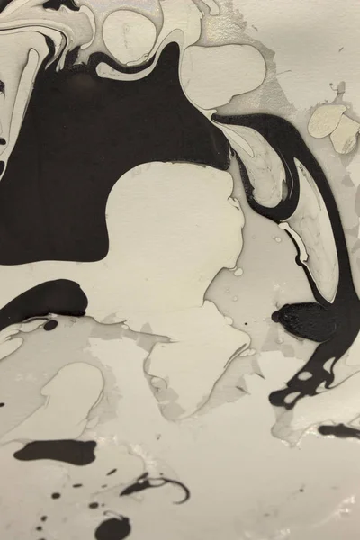 Esta Una Fotografía Fondo Marmolizado Abstracto Blanco Gris Negro Creado — Foto de Stock