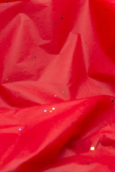 Ini Adalah Foto Dari Latar Belakang Kertas Merah Confetti — Stok Foto