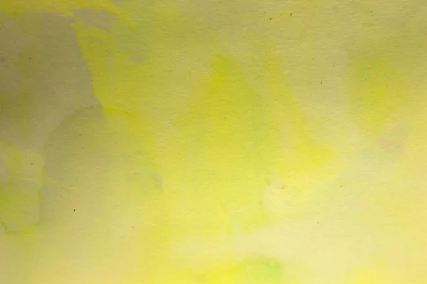 Фотографія Зеленого Жовтого Абстрактного Фону Створеного Використанням Акварелей — стокове фото