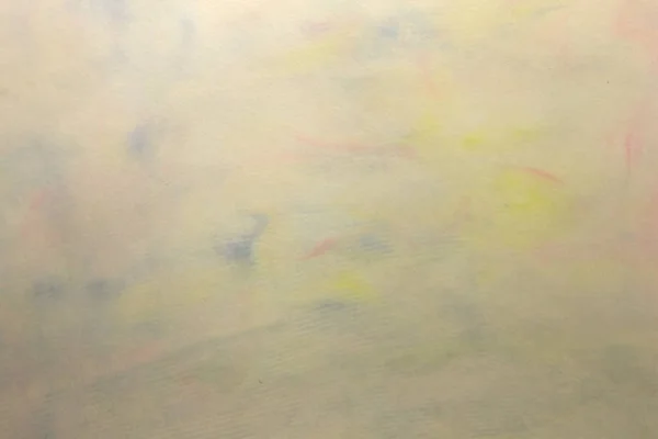水彩で描いた青 ピンク 黄色の抽象的な背景の写真です — ストック写真