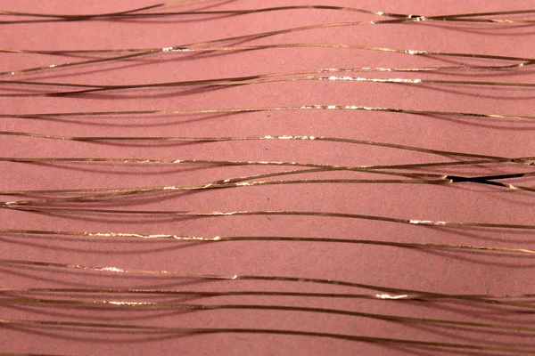 Esta Una Fotografía Diseño Geométrico Creado Con Cinta Oro Rosa — Foto de Stock