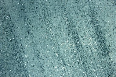 Parlak mavi desenli akrilik boya.