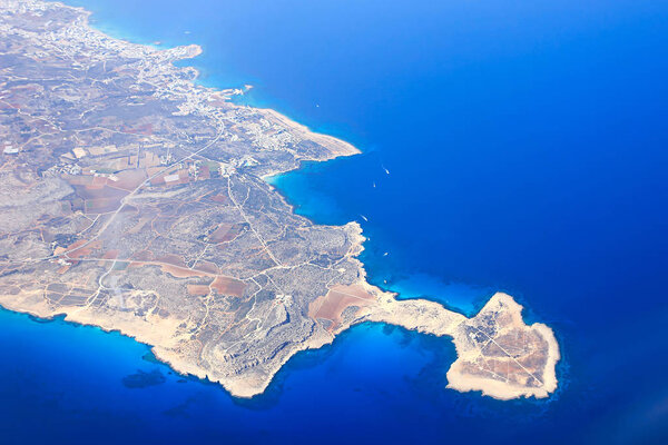 Cyprus view from above