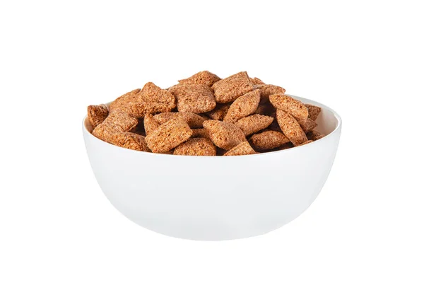 Čokoládové cornflake podložky k snídani — Stock fotografie